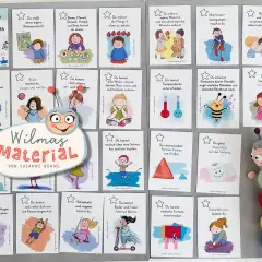 Arbeitsblatt Einschulung Test: Bildkarten zur Überprüfung von Basiskompetenzen für die Einschulung.
