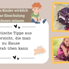 Vorbereitung auf die Einschulung: Praktische Tipps für zu Hause, die Kindern helfen, die wichtigsten Aufgaben zu meistern.