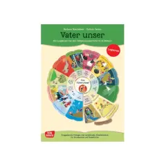 Legekreis "Vater unser" für die Grundschule. 12 Bilder erklären das Gebet kindgerecht.