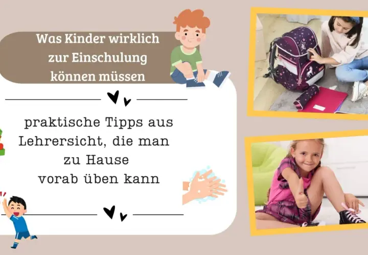 Vorbereitung auf die Einschulung: Praktische Tipps für zu Hause, die Kindern helfen, die wichtigsten Aufgaben zu meistern.