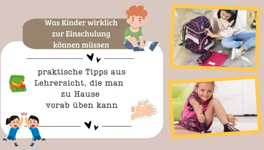 Vorbereitung auf die Einschulung: Praktische Tipps für zu Hause, die Kindern helfen, die wichtigsten Aufgaben zu meistern.