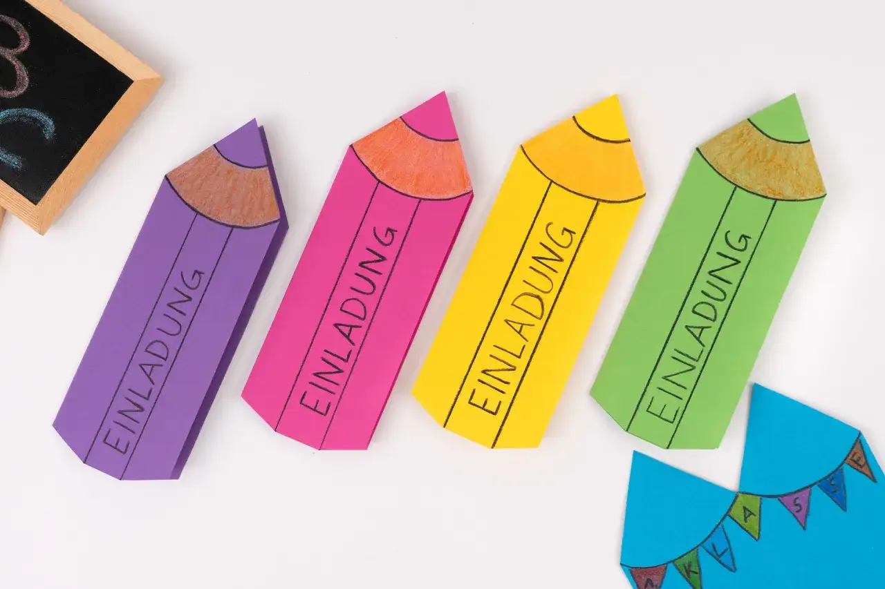 Bunte Buntstifte mit